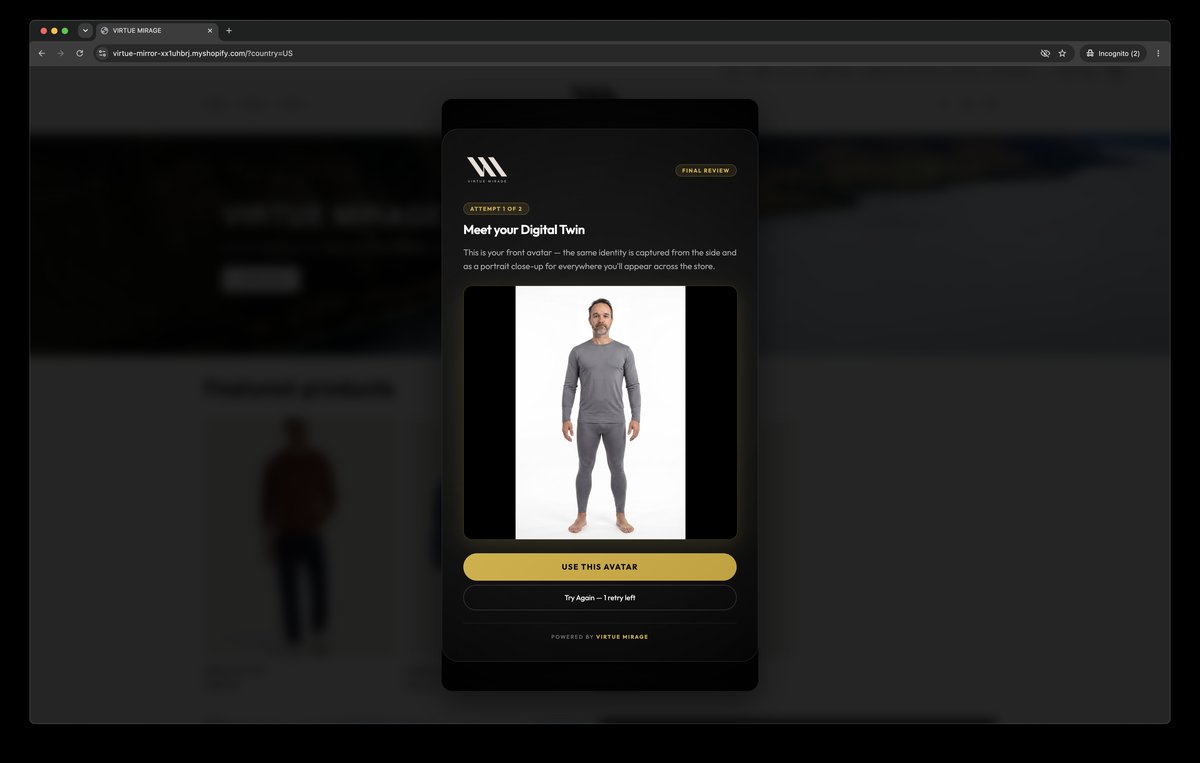 Avatar created — meet your Digital Twin